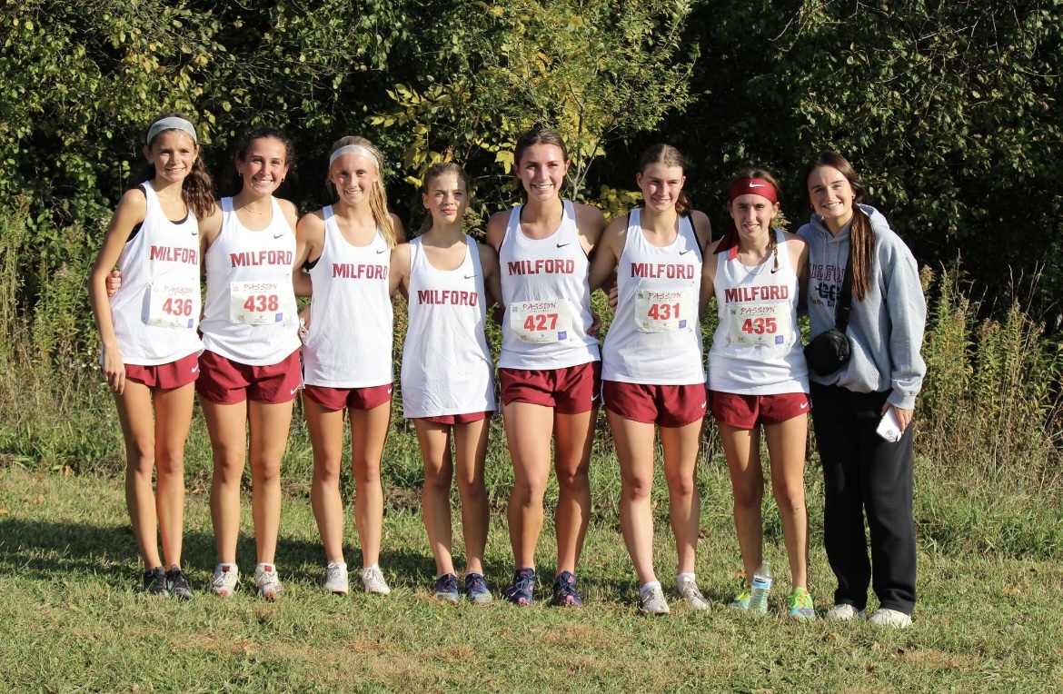 Left to Right) Addison Sokolowski, Payton Wertz, Lauren Bradley, Jillian Broyles, Madison Cornett, Kerrigan Kennedy, Ellie Nohovig, Macy Jenkins 