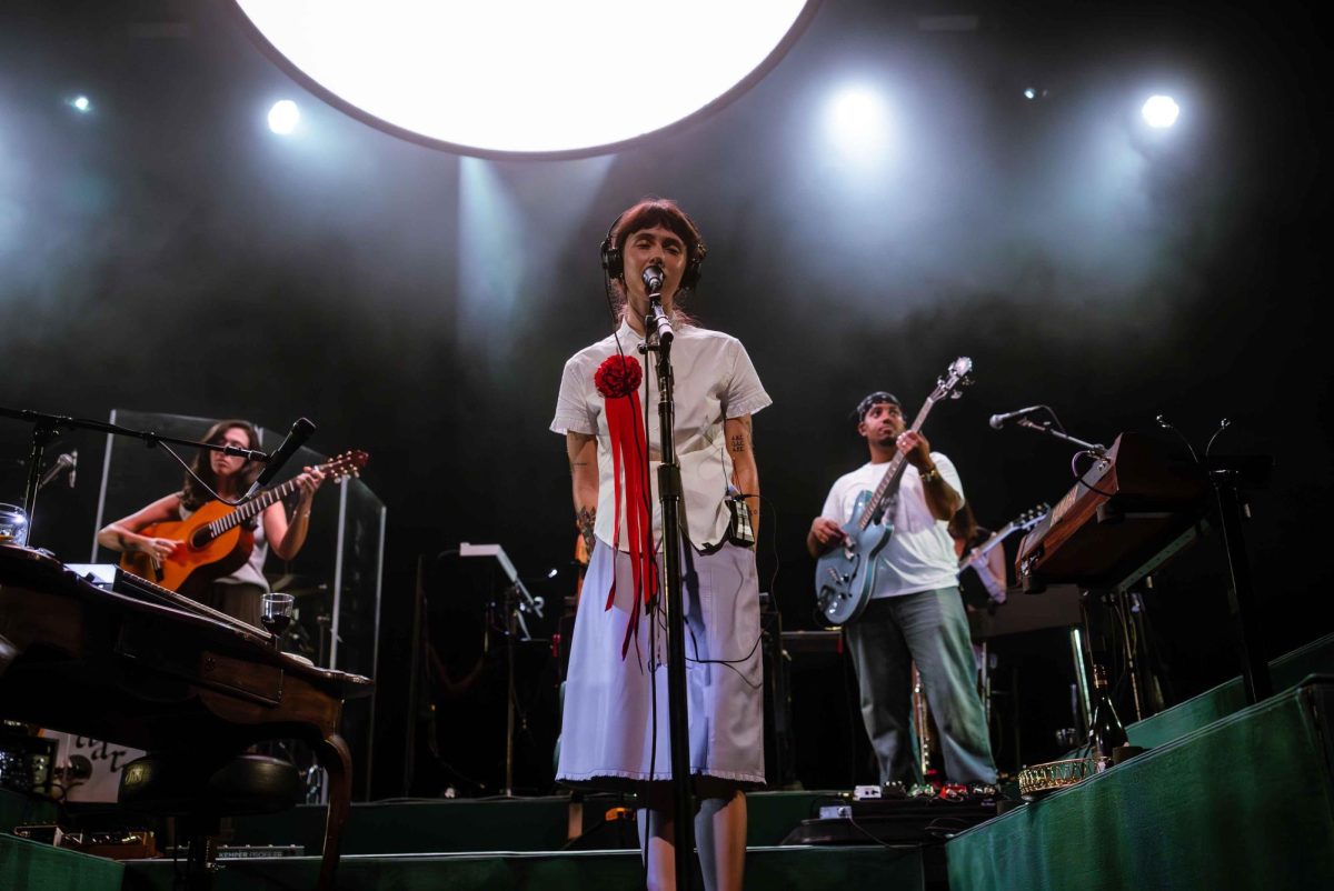 Clairo preforming her new album at the Fonda Theatre in Hollywood (Photo courtesy of DailyBruin.com).
